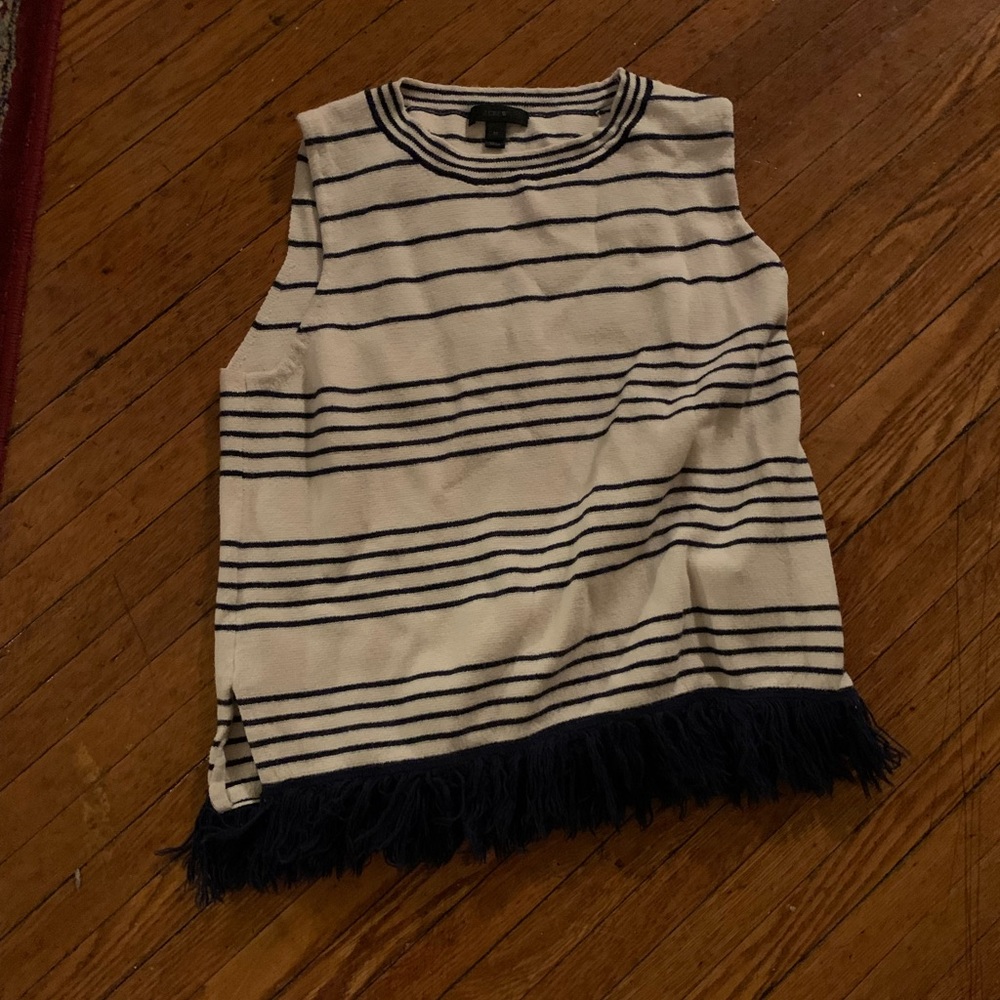 Jcrew fringe top